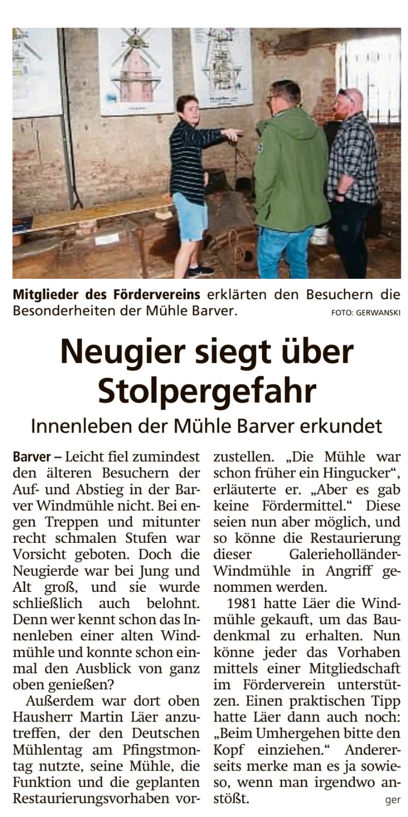 Zeitungsartikel 2024-06-23