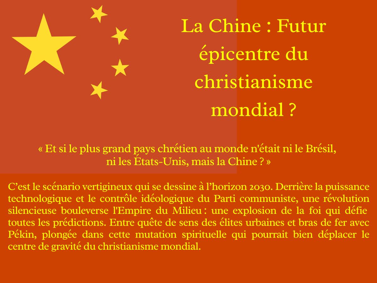 La Chine  Futur épicentre du christianisme mondial ?