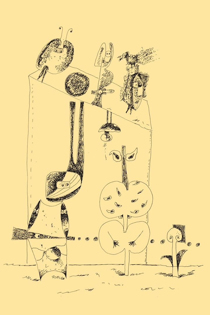 André Vereecken art encre de chine  1975
