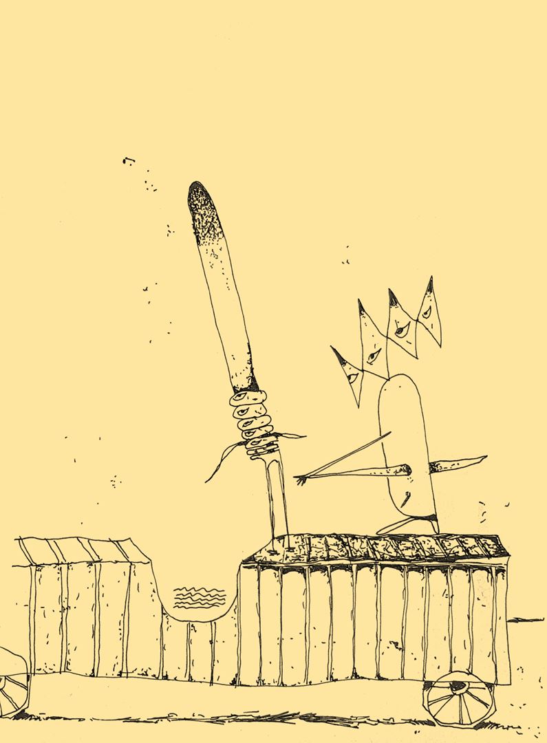 André Vereecken tekening inkt -1979
