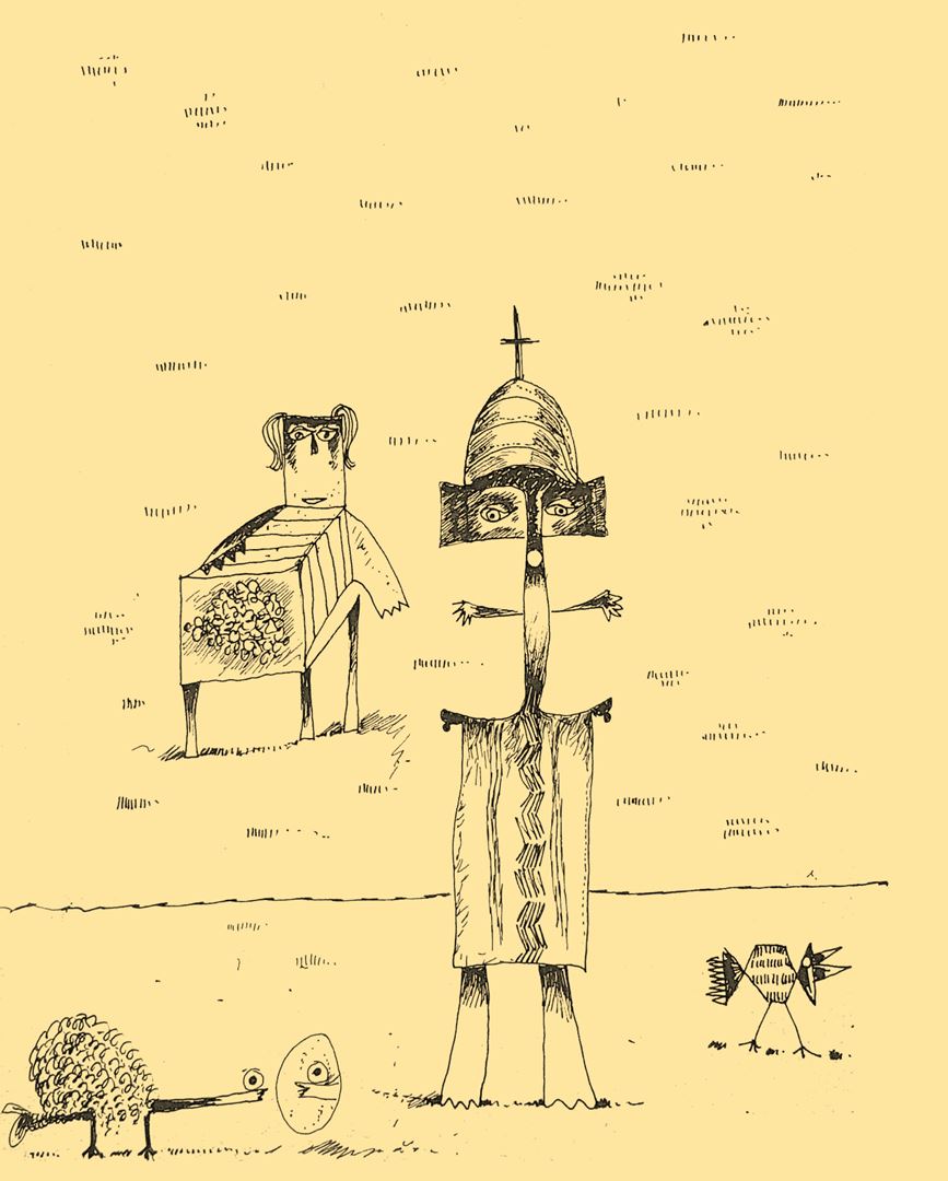 André Vereecken tekening inkt -1979
