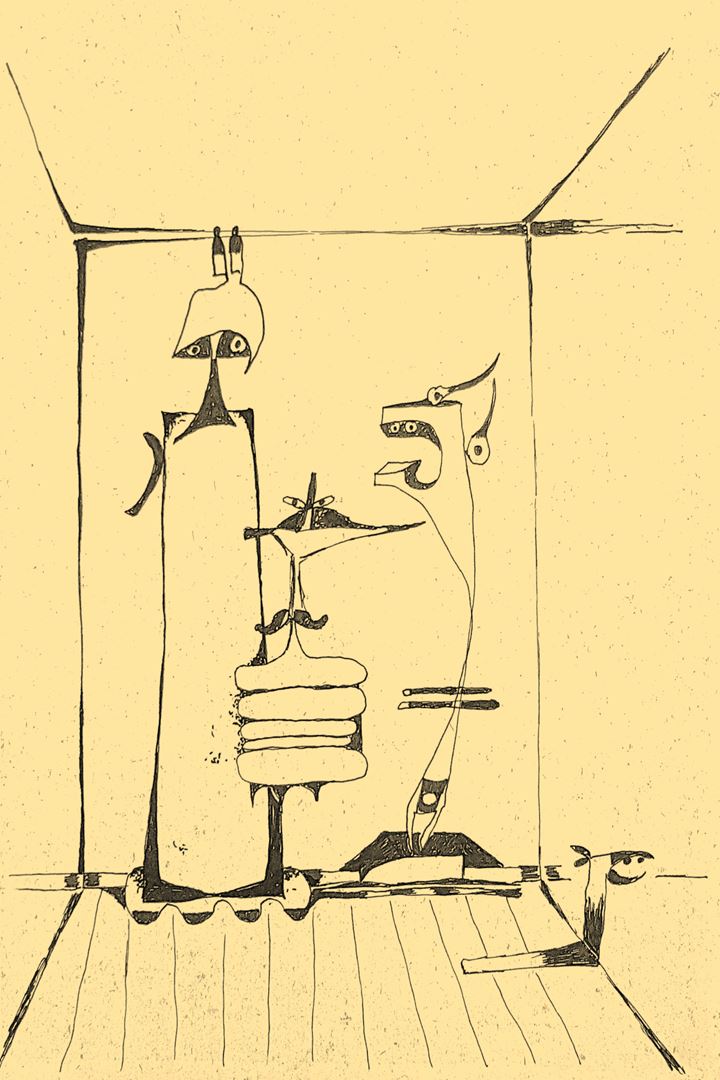 André Vereecken tekening inkt -1979
