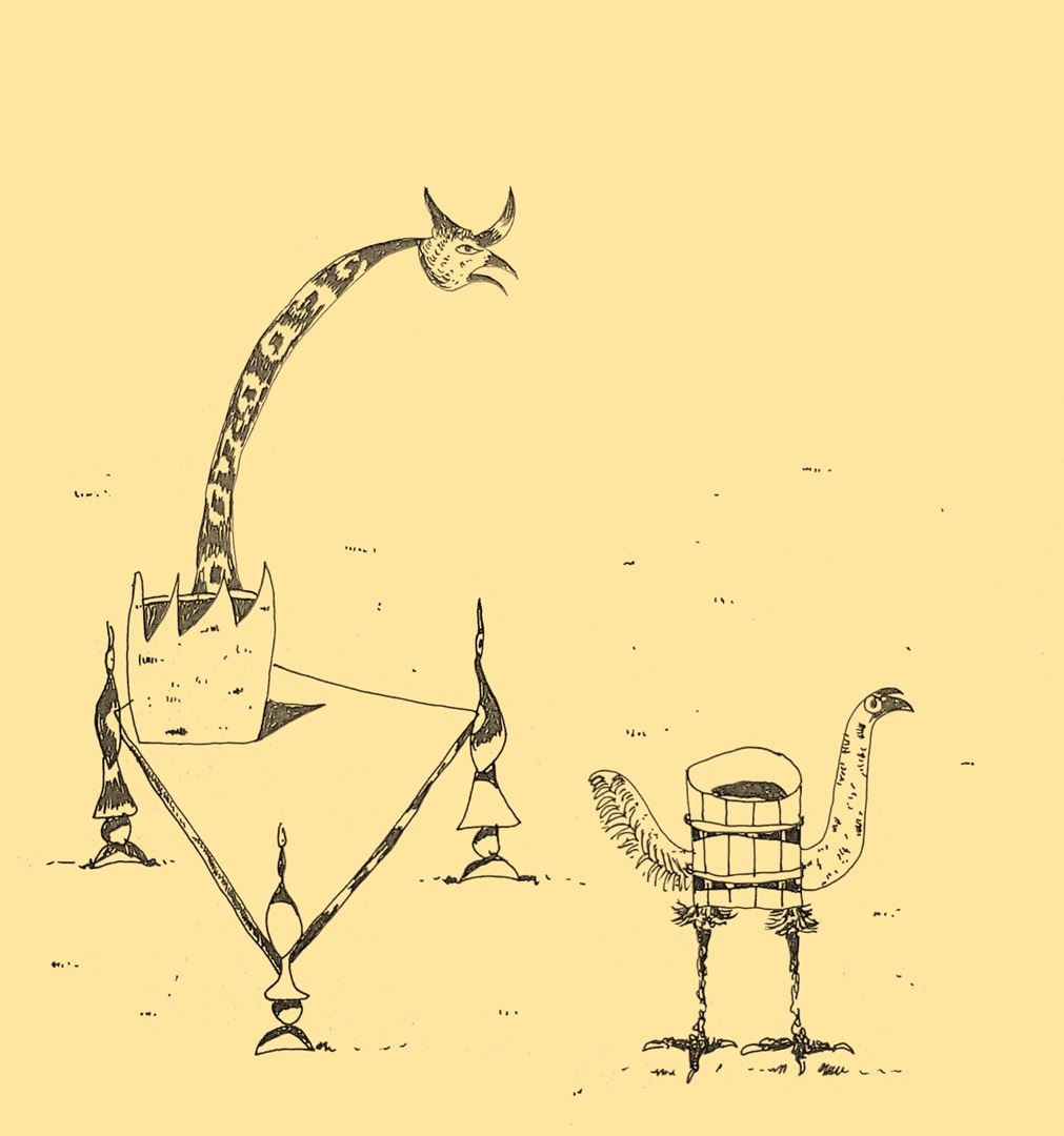 André Vereecken dessin encre de chine -1979
