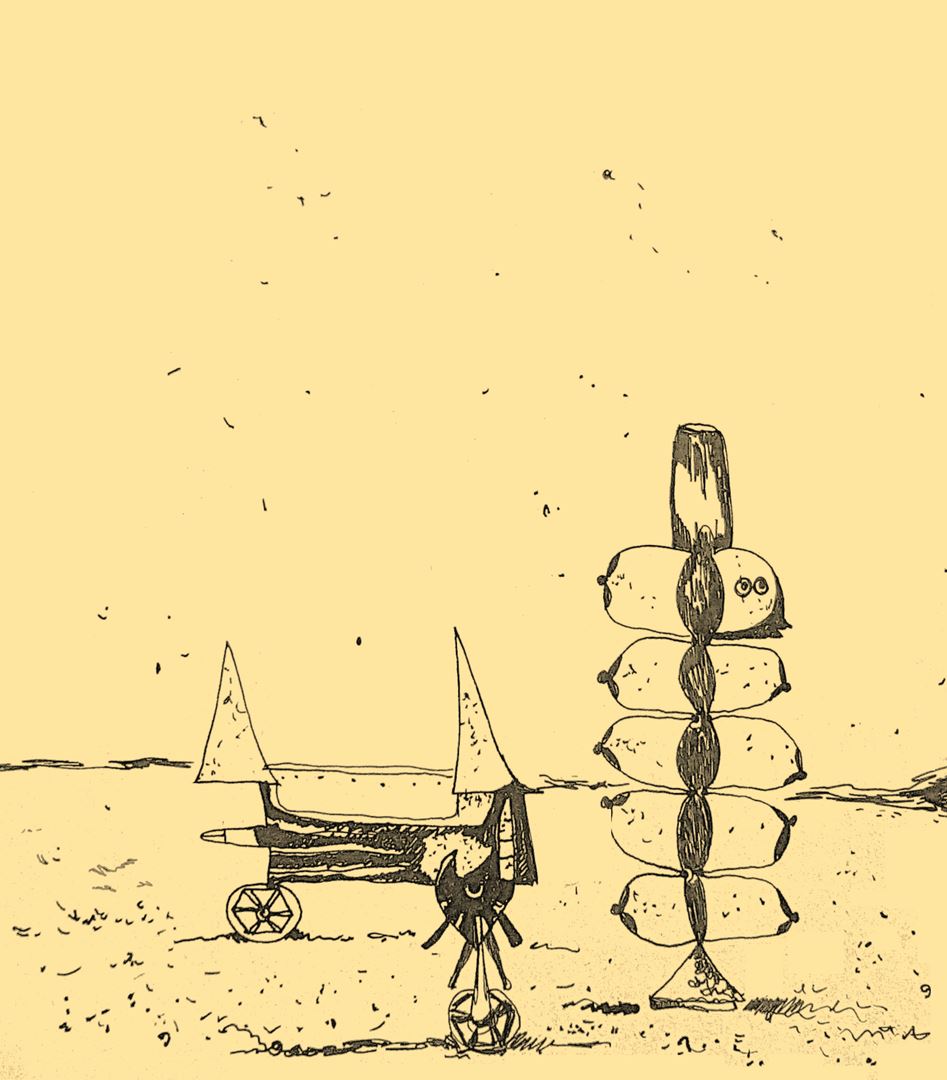 André Vereecken chinese inkttekening -1979
