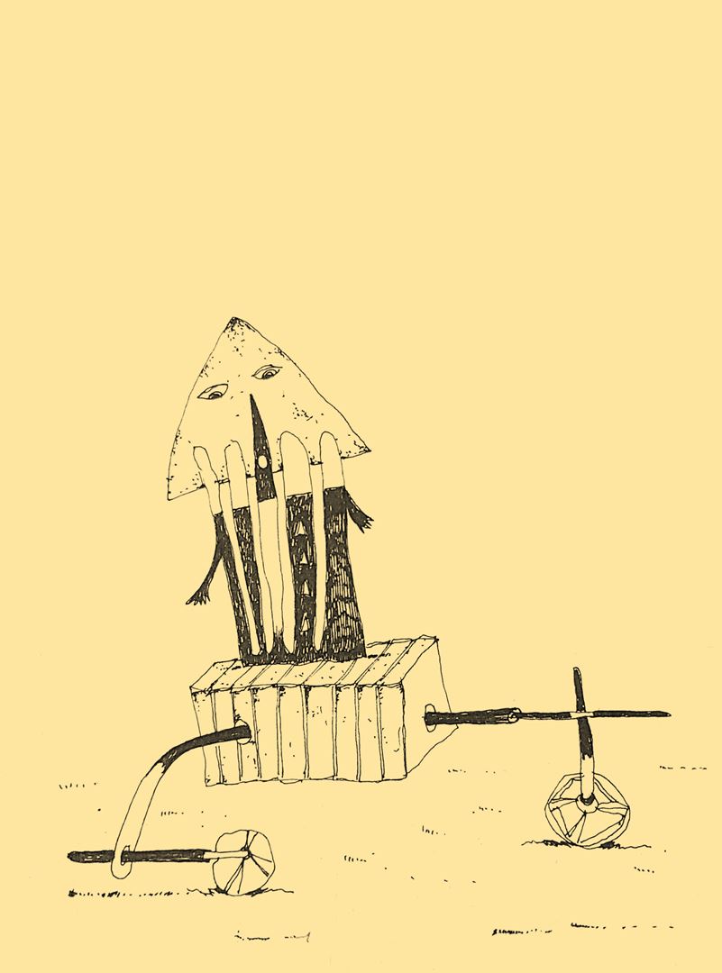 André Vereecken chinese inkttekening -1981
3