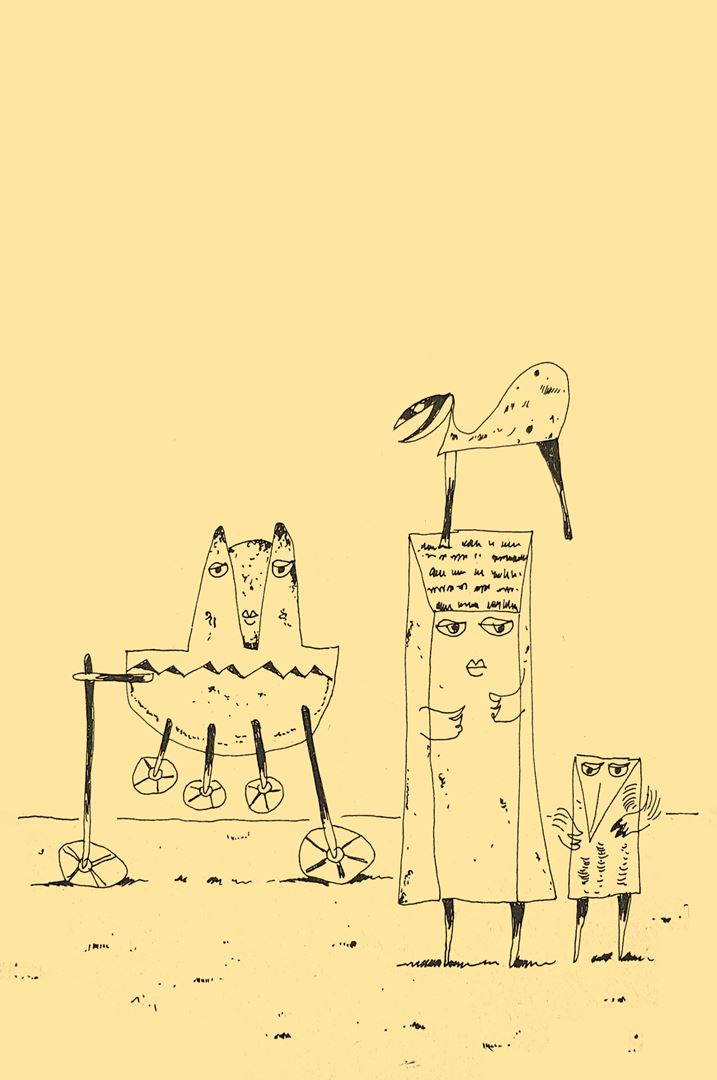 André Vereecken chinese inkttekening -1981
1