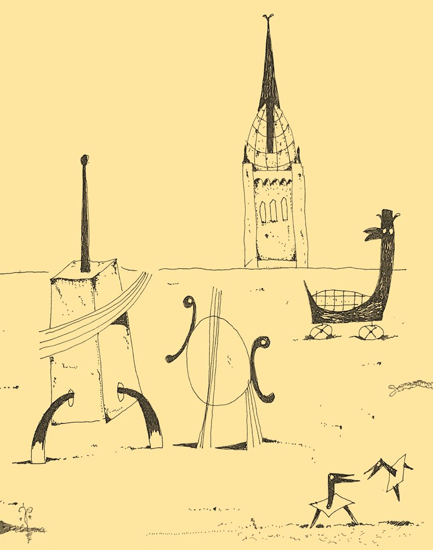 André Vereecken tekening inkt -1981
3