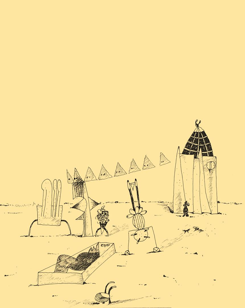 André Vereecken chinese inkttekening -1981
5