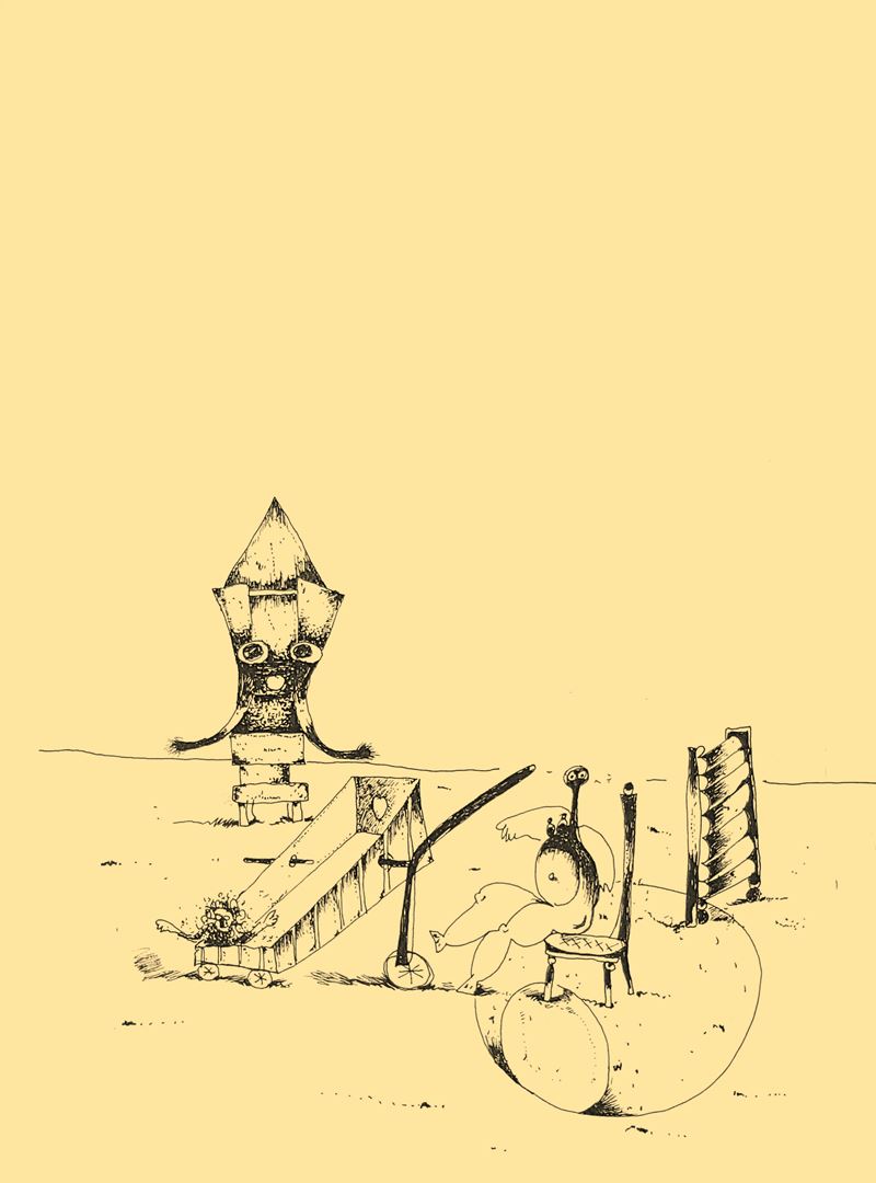 André Vereecken dessin encre de chine -1981
6