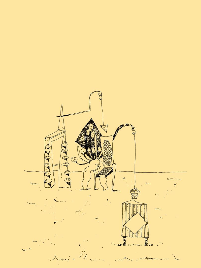 André Vereecken tekening inkt -1981
5