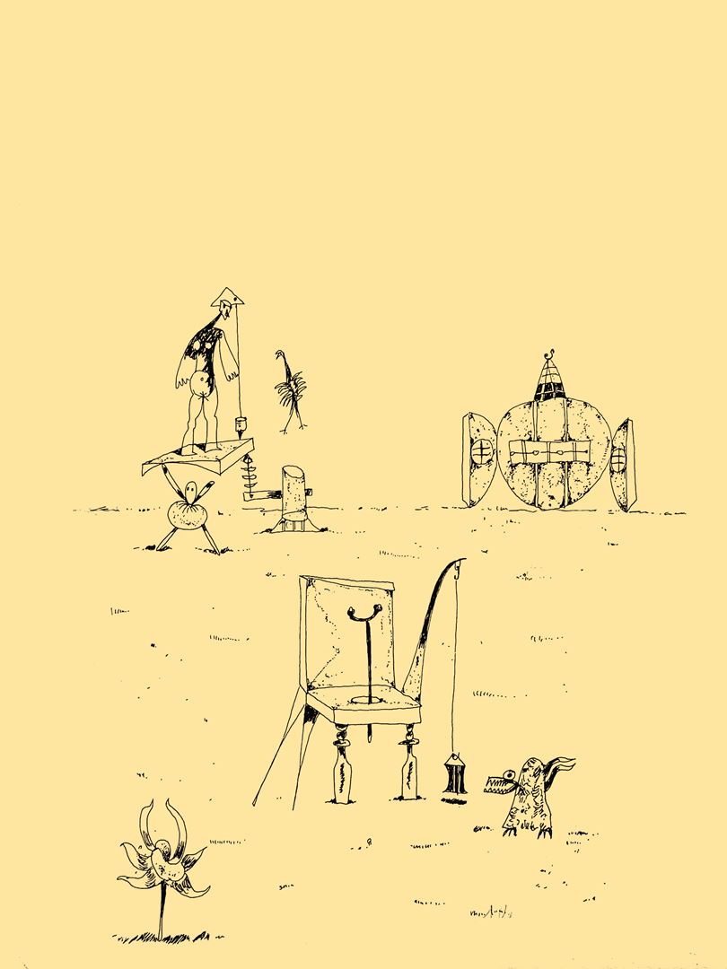 André Vereecken tekening inkt -1981
2