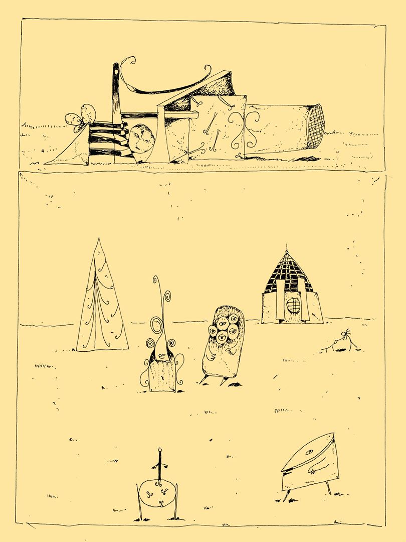 André Vereecken tekening inkt -1981
1