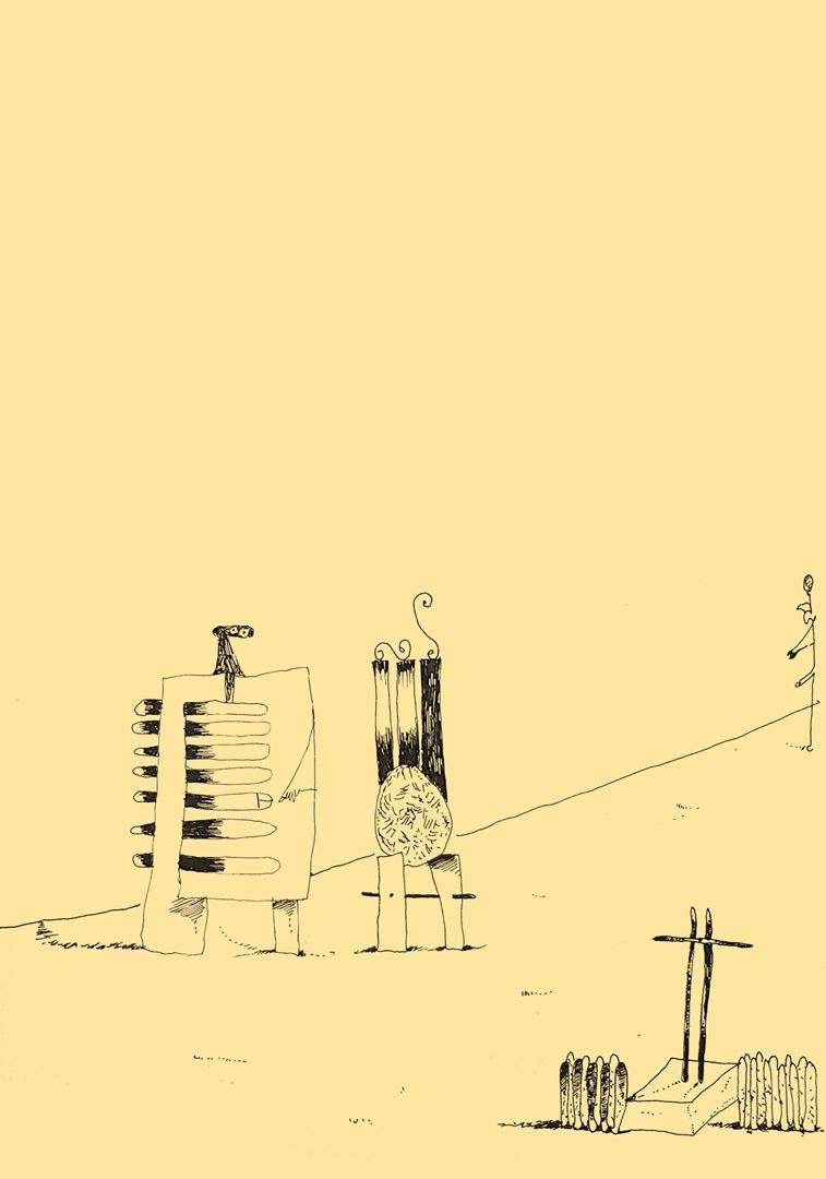 André Vereecken chinese inkttekening -1981
5