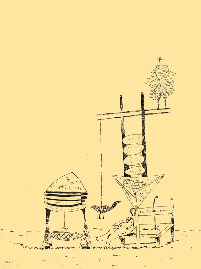 André Vereecken chinese inkttekening -1981
2