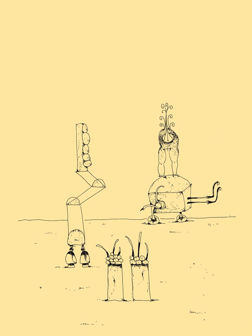 André Vereecken chinese inkttekening -1981
1