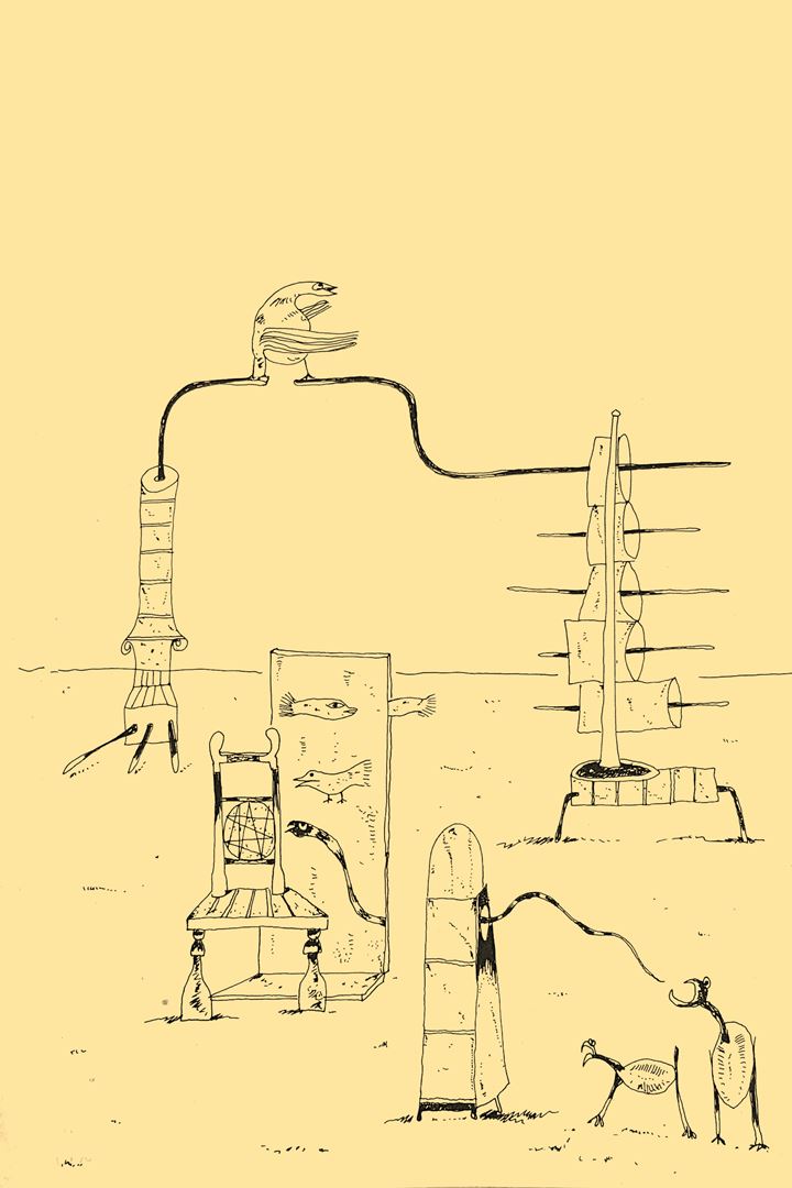 André Vereecken inkttekening -1981
7