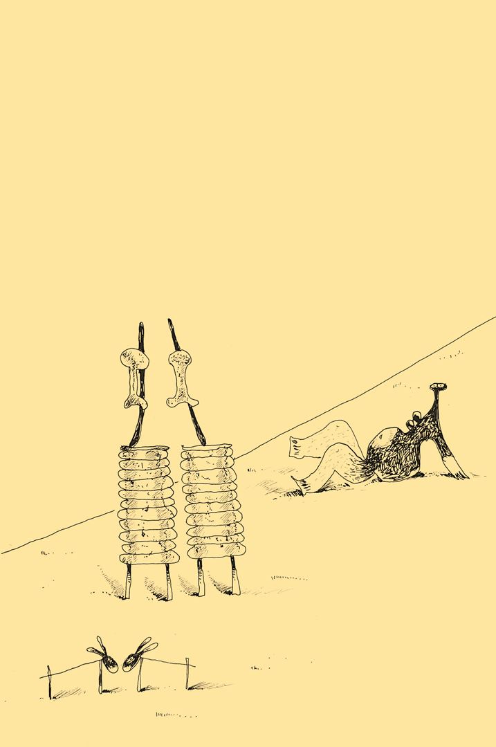 André Vereecken dessin encre de chine -1981
7