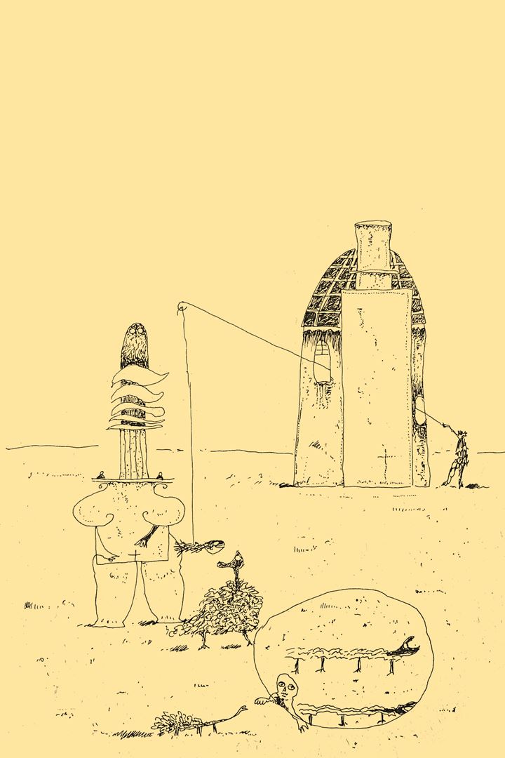 André Vereecken chinese inkttekening -1981
3