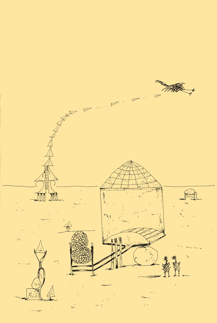 André Vereecken chinese inkttekening -1981
1