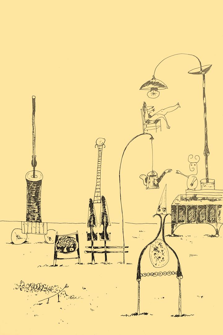 André Vereecken art encre de chine -1981
8