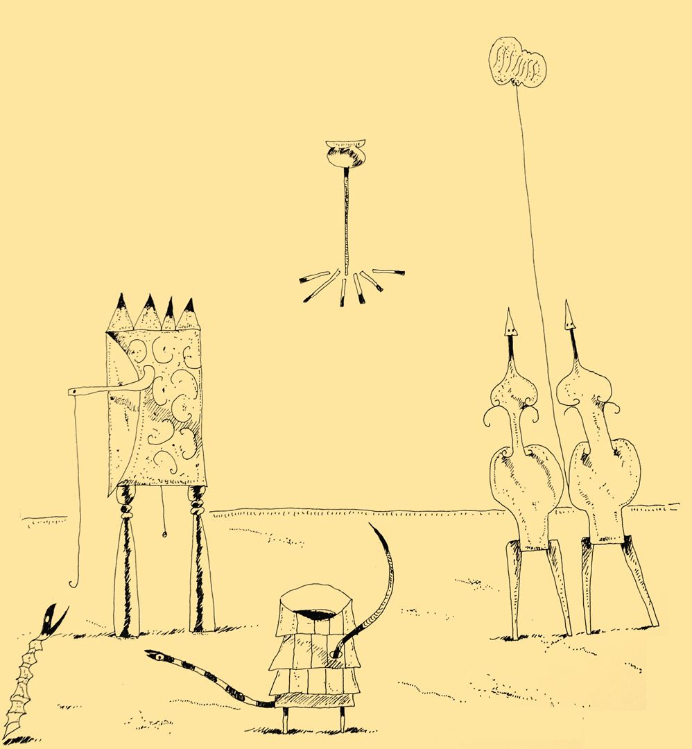 André Vereecken chinese inkttekening -1994
7