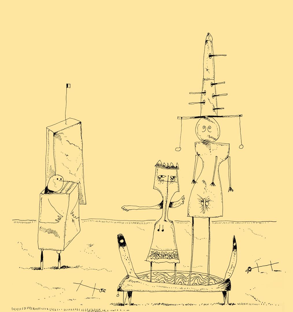 André Vereecken chinese inkttekening -1994
3