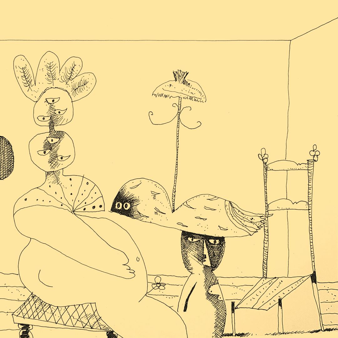 André Vereecken chinese inkttekening -1994
5