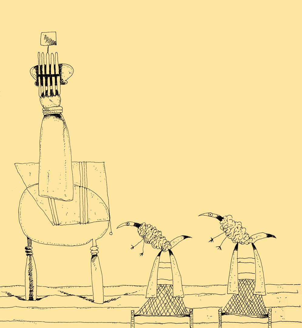 André Vereecken chinese inkttekening -1994
2