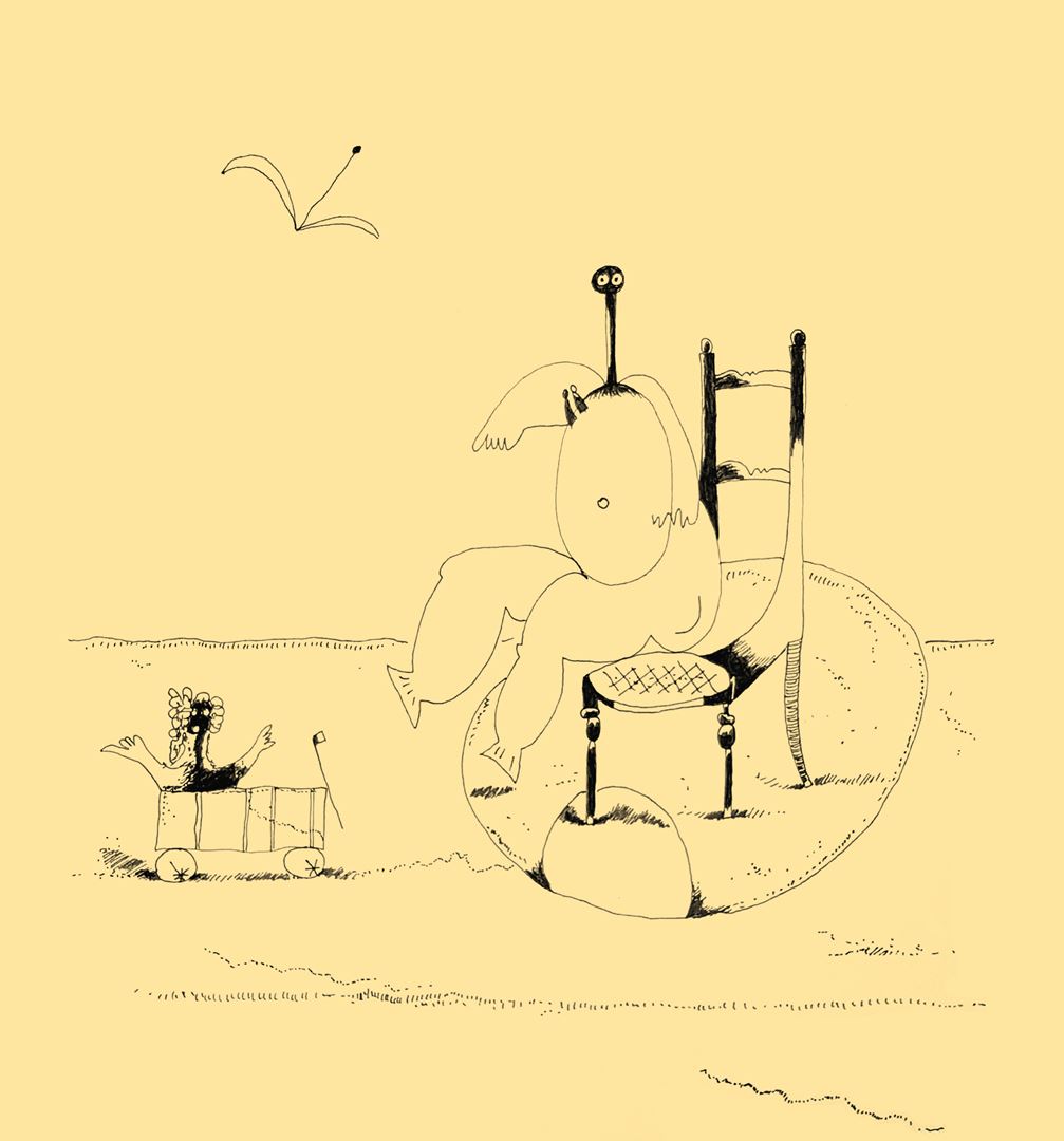 André Vereecken chinese inkttekening -1994
1