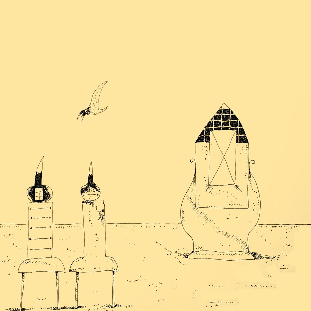 André Vereecken inkttekening -1994
7