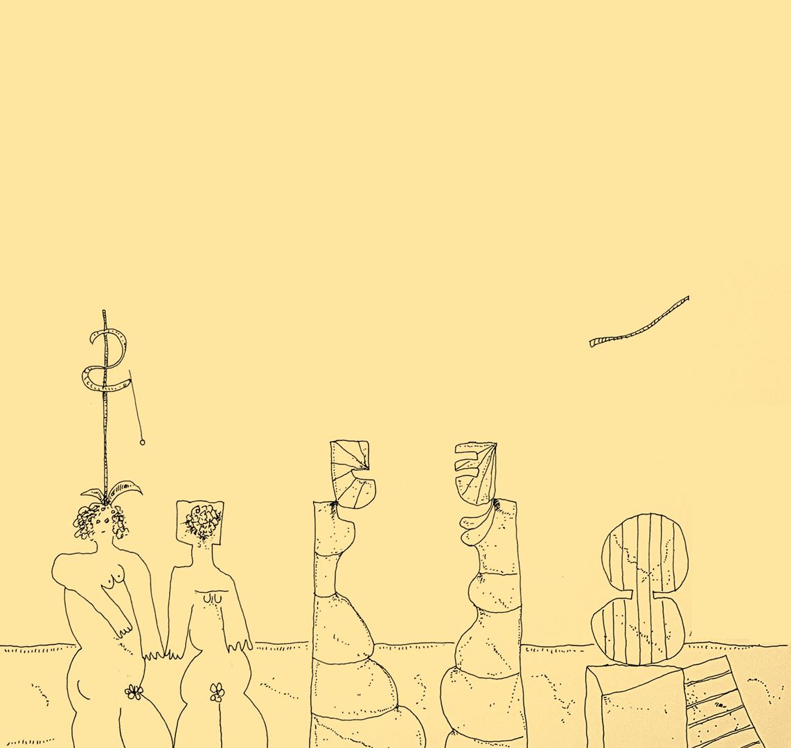 André Vereecken inkttekening -1994
6