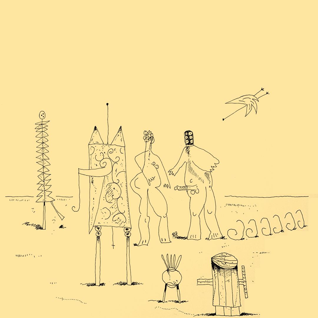 André Vereecken inkttekening -1994
4