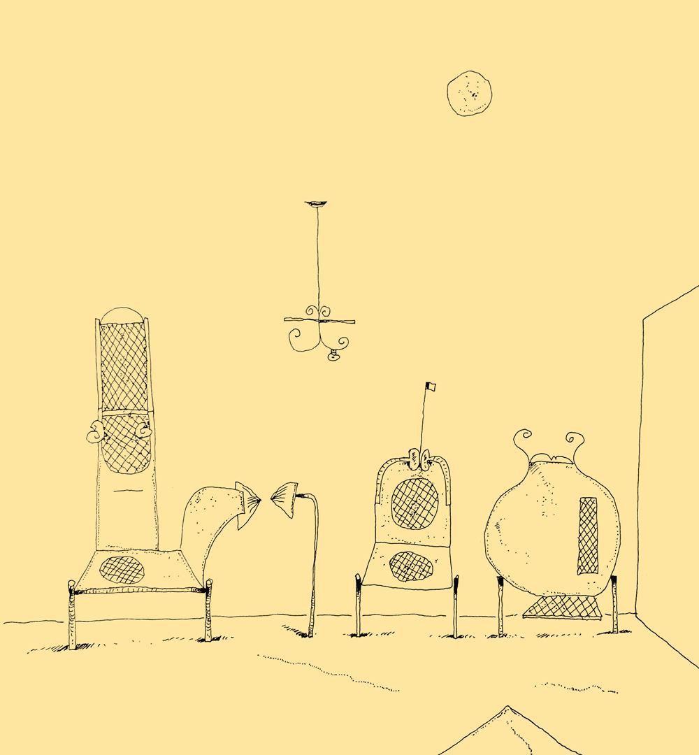 André Vereecken inkttekening -1994
2