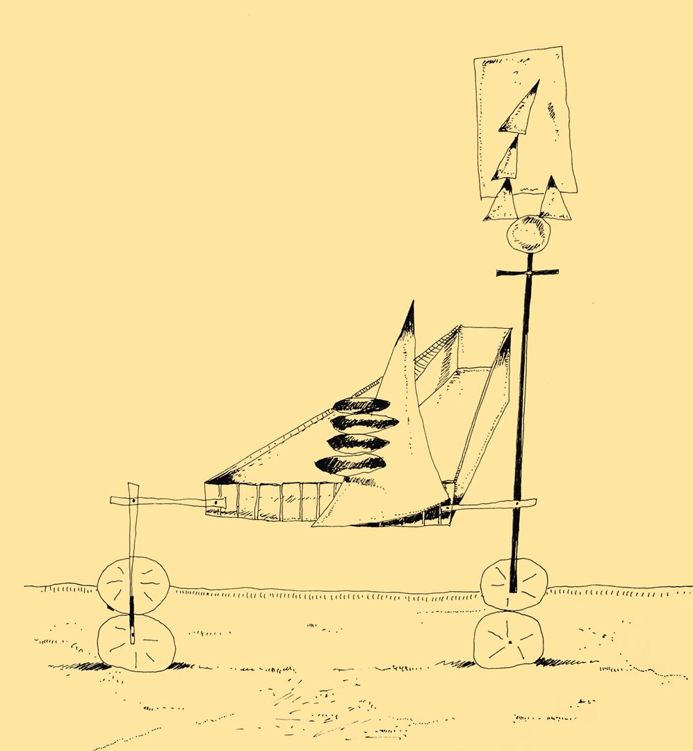 André Vereecken inkttekening -1994
