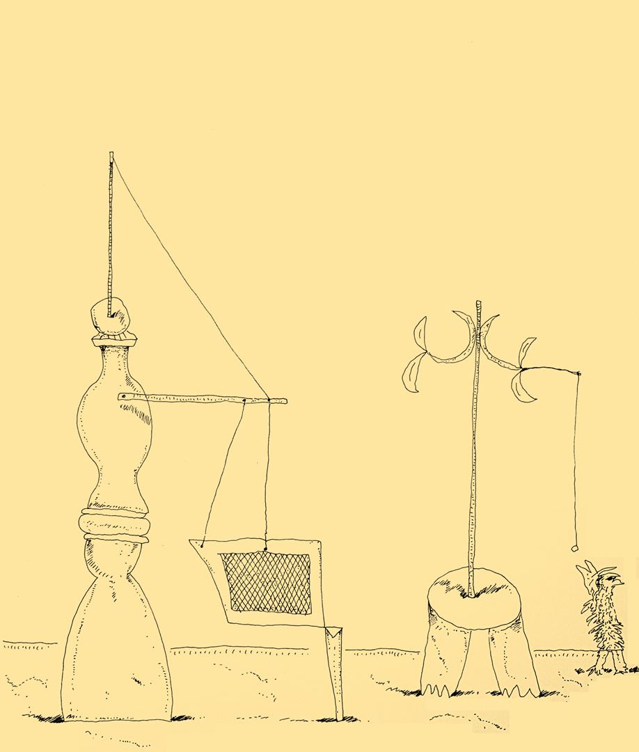 André Vereecken dessin encre de chine -1994
5