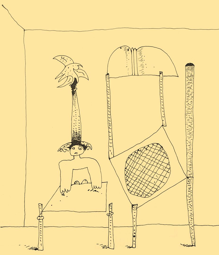 André Vereecken dessin encre de chine -1994
4