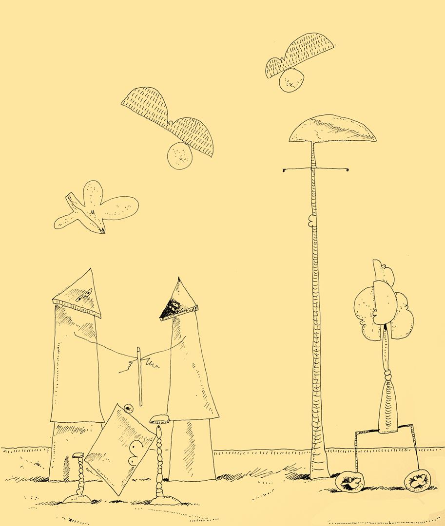 André Vereecken dessin encre de chine -1994
1