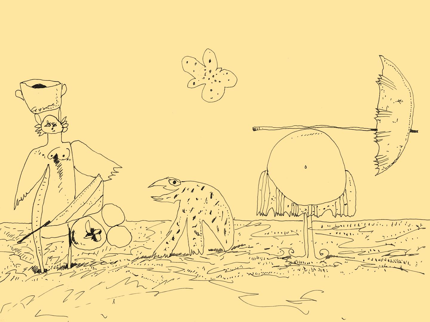 André Vereecken art encre de chine -1996
1