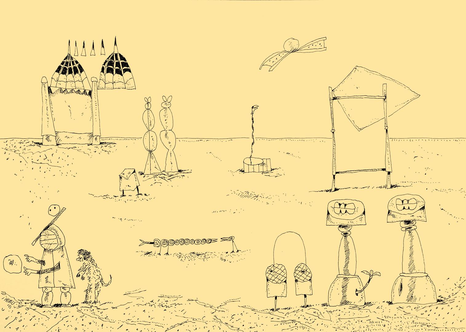 André Vereecken tekening inkt -1997
3