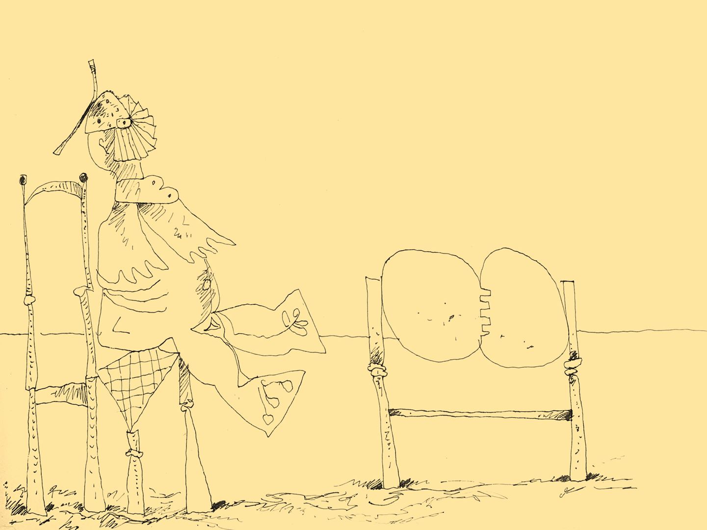 André Vereecken tekening inkt -1997
1