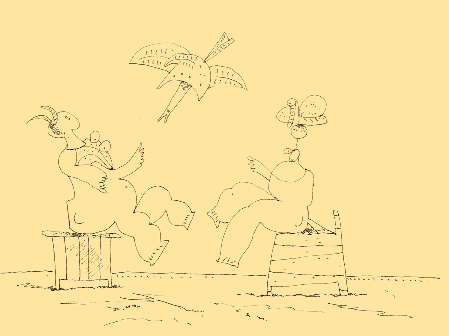 André Vereecken tekening inkt -1997
