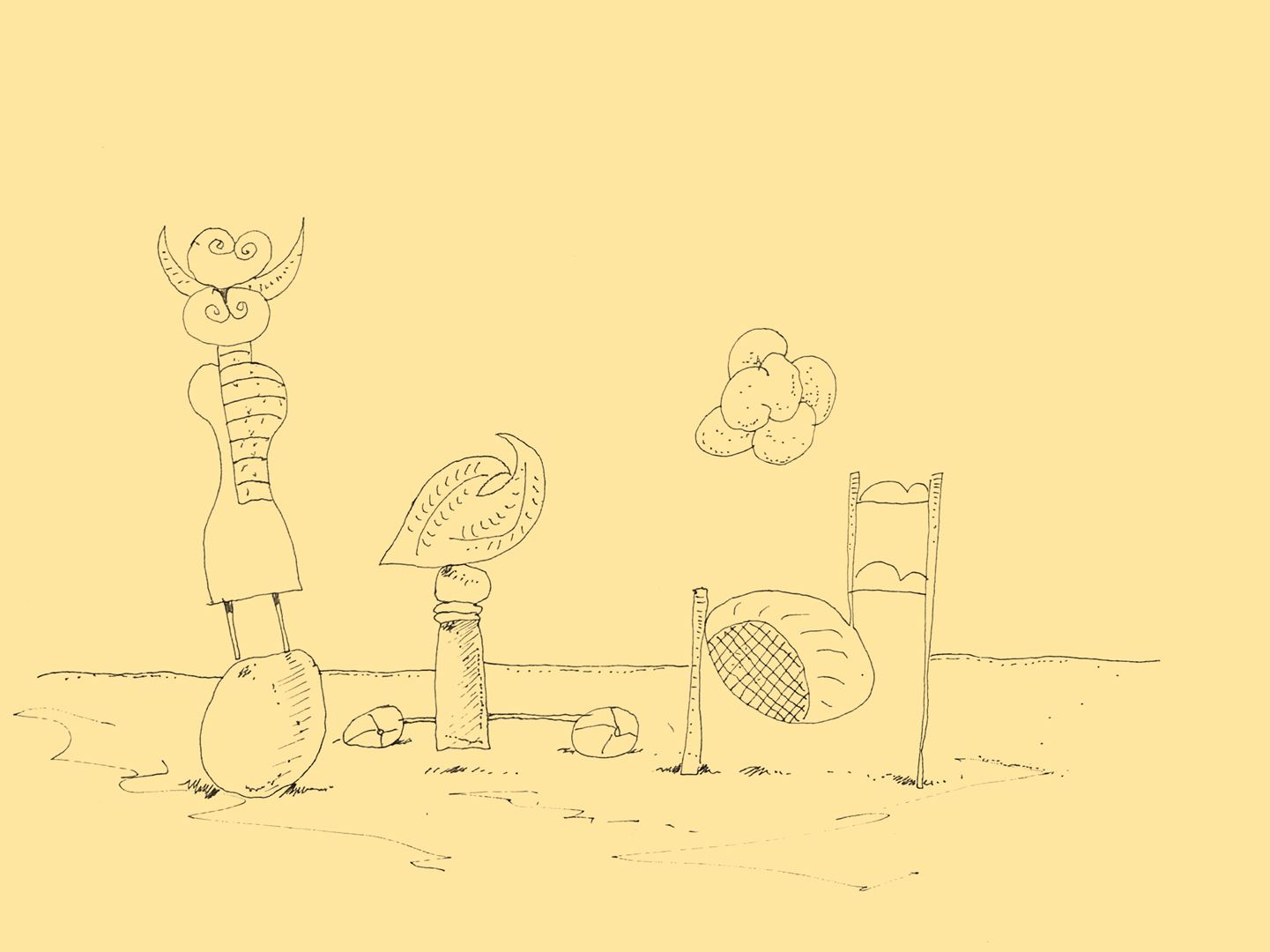 André Vereecken dessin encre de chine -1998
1