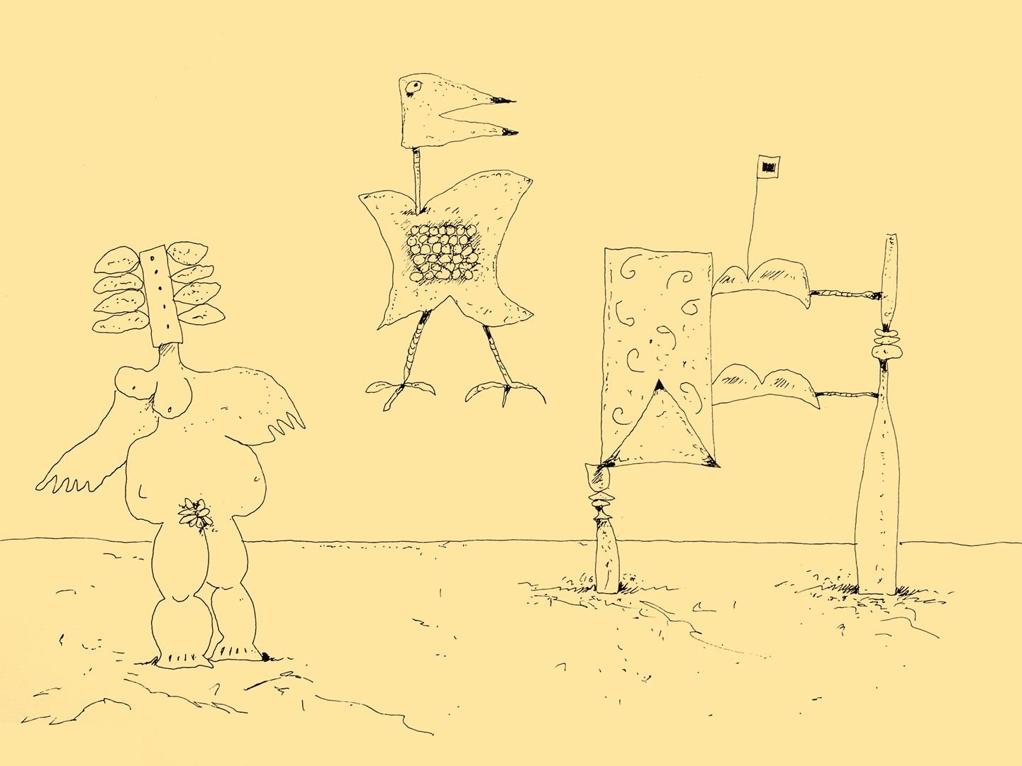 André Vereecken art encre de chine -1999
3