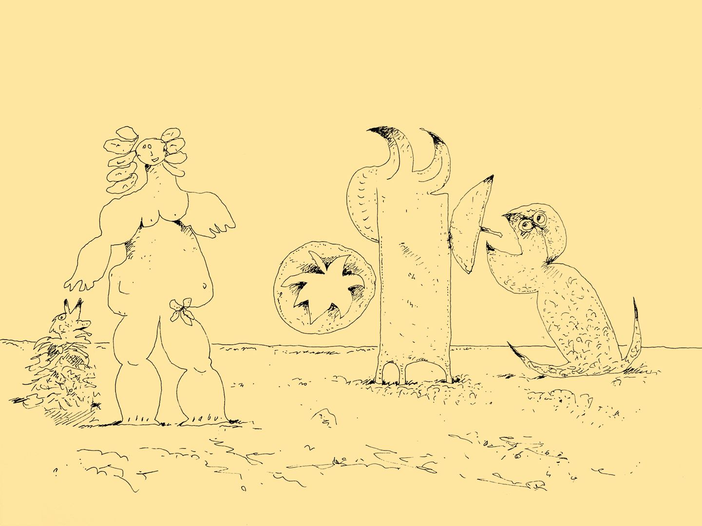 André Vereecken art encre de chine -1999
2