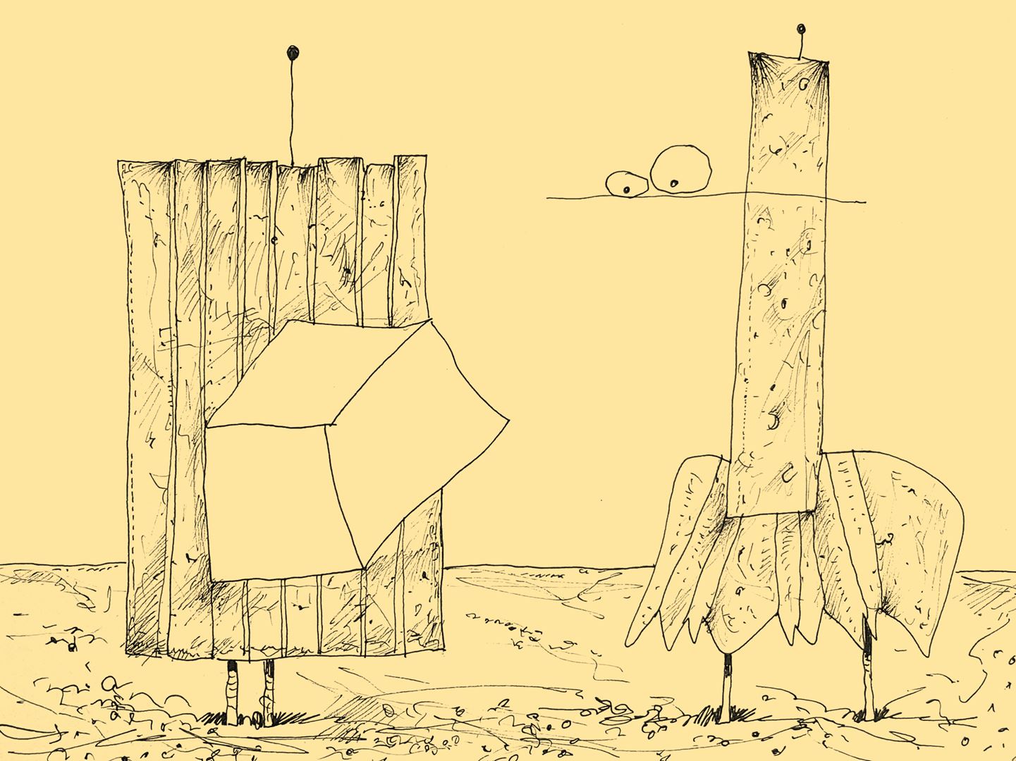 André Vereecken tekening inkt -2001
1