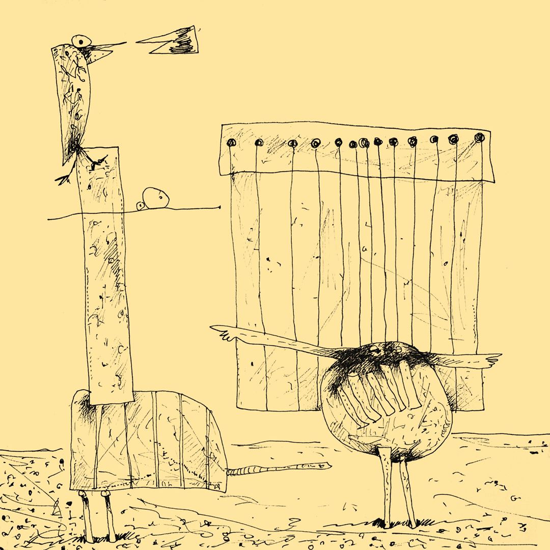 André Vereecken inkttekening -2002
3