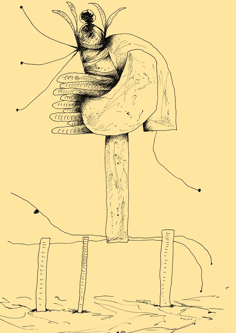 André Vereecken inkttekening -2002
7