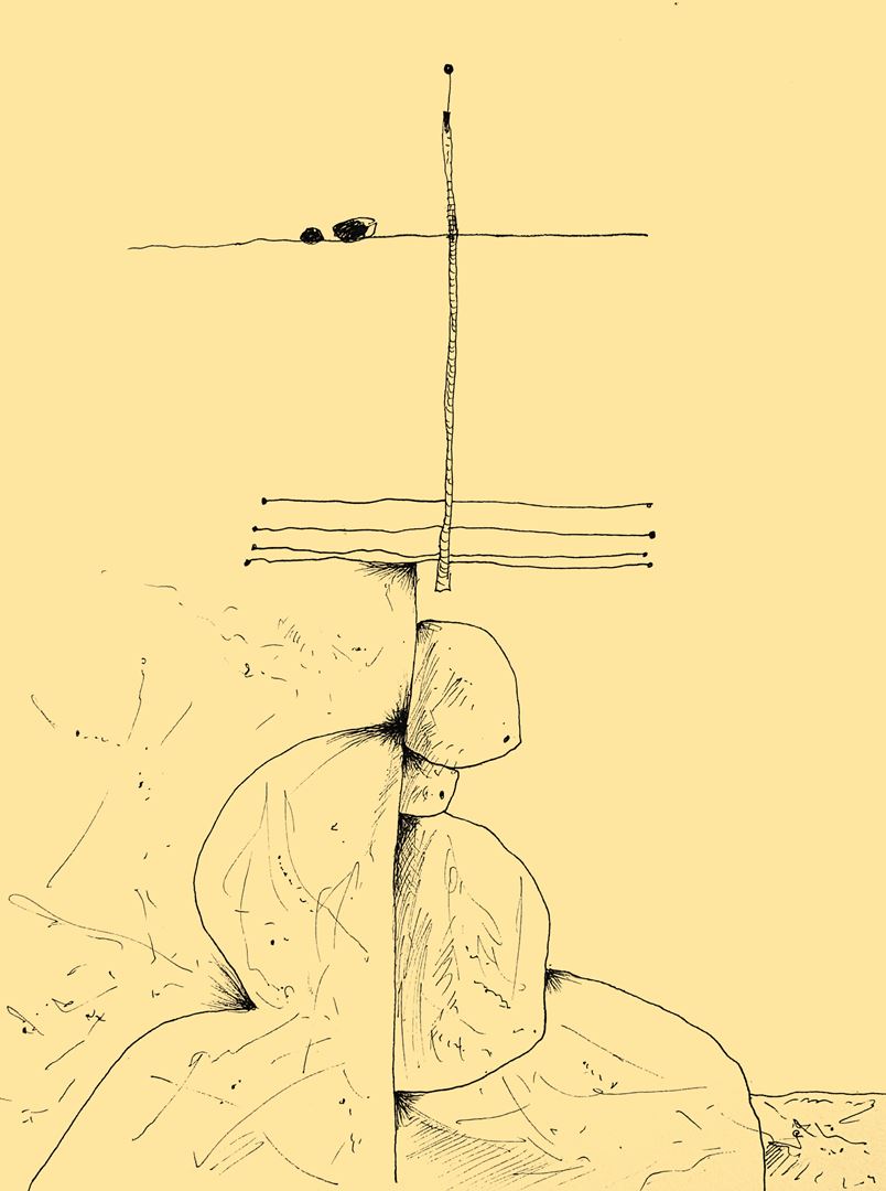 André Vereecken inkttekening -2002
6