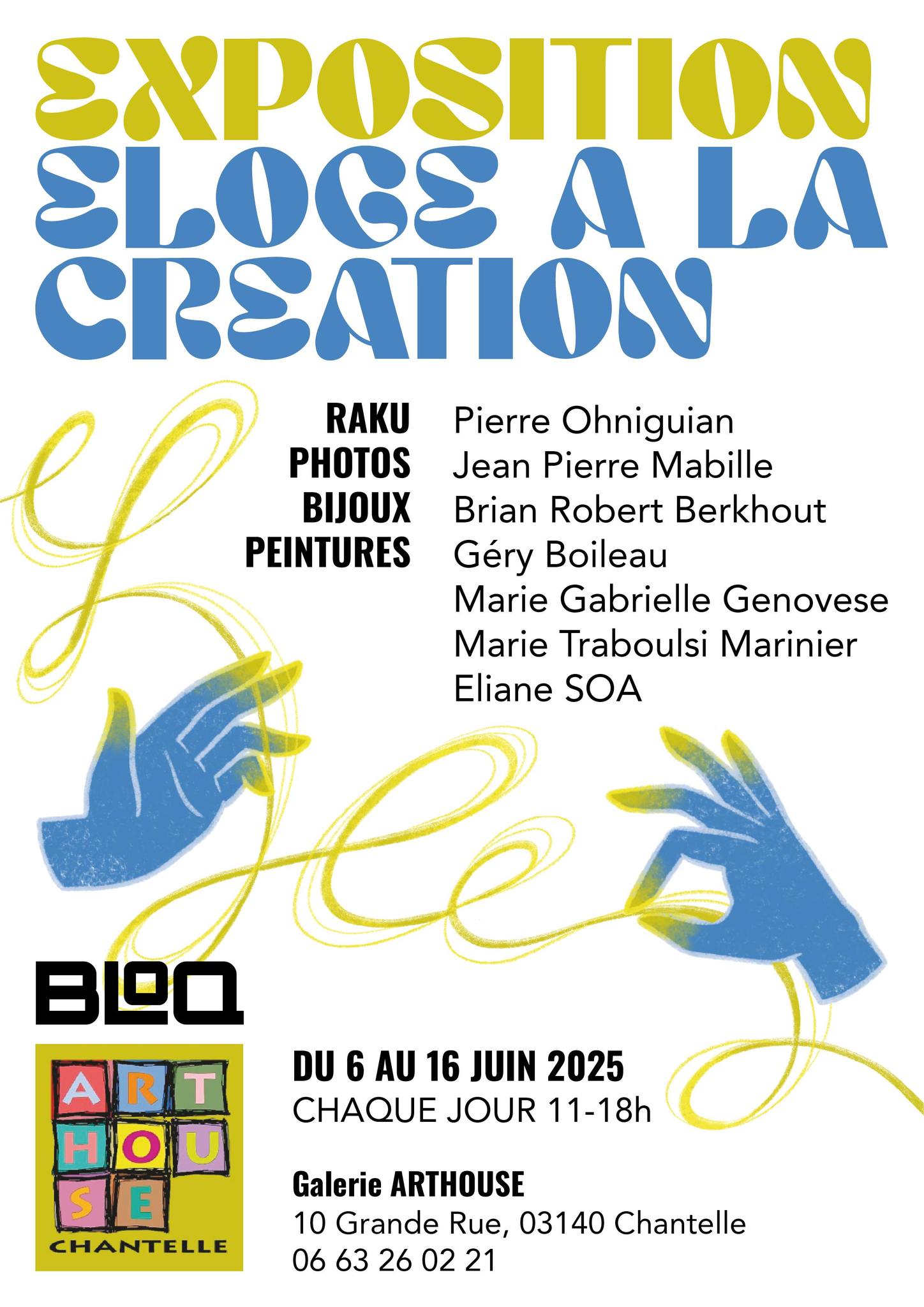 Affiche eloges a la creation