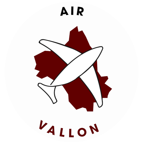 Logo école de pilotage Air Vallon www.envol-aveyron.fr baptème de l'air à Rodez Aveyron en ULM